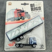 1993 Zee Toys Clipper Express Semi Truck Tractor Trailer Blue/White NIP ... - $11.30