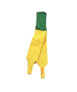 Deadstock Vintage 70s Nylon Stirrup Sport Socks Brazil Soccer Socks Yell... - $19.75