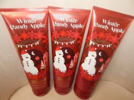 x3  Bath &amp; Body Works Winter Candy Apple Ultimate Hydration Body Cream - £24.80 GBP
