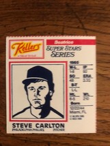 Steve Carlton 1985 Keller&#39;s Super Star Series  (0462) - £3.94 GBP