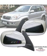 Chrome Left Right Exterior Side Mirror 3P Land Cruiser Prado 120 2002-20... - $389.90