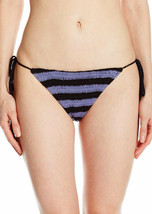 NWT MARA HOFFMAN Swim M crochet bikini bottom only navy purple $150 swimsuit  - £38.67 GBP
