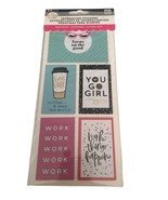The Happy Planner Journaling Sticker Boss Babe Work Career Coffee Goals ... - £10.21 GBP