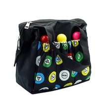 Bingo Dauber Bags With 6 Pockets Black Bingo Tote Bag - £22.11 GBP