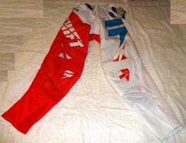 NEW SHIFT FACTION CHAD REED REPLICA MX PANTS BLUE RED WHITE SIZE 28 0404... - £76.83 GBP