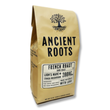 Ancient Roots French Roast Mushroom Ground Coffee with Benefits of Mushroom 12oz - £13.98 GBP