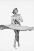 Doris Day B&amp;W 24X36 Poster Print Dress Twirling - £22.80 GBP