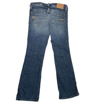 American Eagle Womens Size 6 Reg Artist Straight Denim Blue Jeans - $19.79