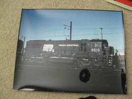 Vintage Train Photograph 11x14 Penn Central 6513 Locomotive - £16.42 GBP