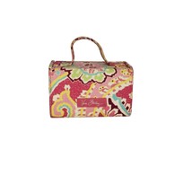 VERA BRADLEY Small Jewelry Box Retired Pattern Capri Melon 2007 - £15.66 GBP