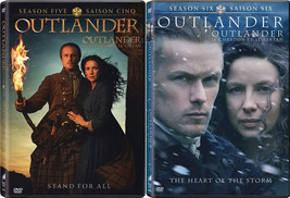 Outlander - Season 05 &amp; Season 06 [ DVD 2-Pack ] w/Slipcovers - £38.45 GBP