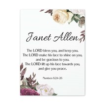  Personalized The Lord Bless You Numbers 6:24-26 Bible Verse Can - £59.41 GBP+