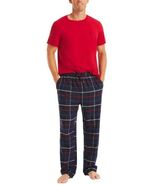 Nautica Men's Plaid Pajama Pants &amp; Solid Pajama T-Shirt Set - Nautica Re... - $24.99