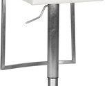 Safavieh Home Collection Ember White Leather Adjustable Gas Lift 22-31.9... - $309.99