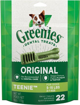 Greenies Teenie Dental Dog Treats 22 count Greenies Teenie Dental Dog Tr... - $23.74