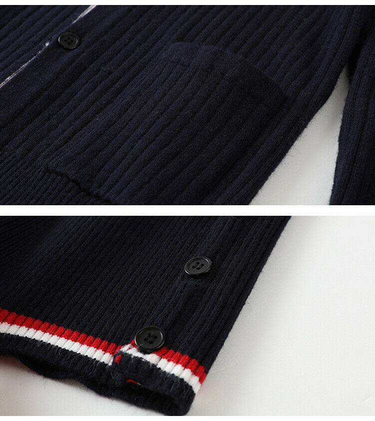Women's Long Sleeve Button Front Sporty Colour-block Fitted Cardigan AUS STOCK Item image 4