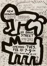 Keith Haring Banca Street Giclée Su Carta Stampa Pop Art - £335.54 GBP