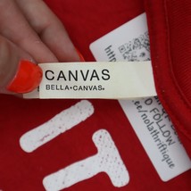 Bella Canvas Shirt Mens XL Red I do it for the hos Santaclaus Casual Gra... - £8.51 GBP