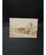 Late 1800s Card Photo Little Diamond Pond Camp Colebrook New Hampshire NH - €24,00 EUR
