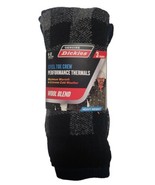 Dickies 3pr Steel Toe Black/Gray Wool Blend Heavy Thermal Crew Socks SZ ... - £13.15 GBP