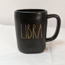 Rae Dunn Coffee Tea Mug Zodiac Sign LIBRA Black With Gold Lettering  16 Oz - £11.71 GBP