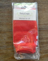 BabyLegs Red Sport Leg Warmers Cotton Blend -  Red and White - One Size - £6.30 GBP