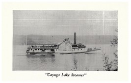 &quot;Caguya Lake Steamer&quot; of Dewitt Historical Society, Ithaca, NY Ship Postcard - £4.70 GBP