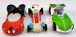 Lot of 3 Hot Wheels Disney Character Cars -Mickey Mouse-Forky and Buzz Lightyear - £6.73 GBP