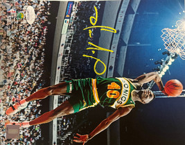 Shawn Kemp signed Seattle SuperSonics NBA 8X10 Photo- JSA Witnessed (1990 All-St - £54.31 GBP
