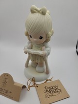 Precious Moments  &quot; He Walks With Me &quot;  107999 Girl With Bible And Crutches - £9.77 GBP