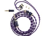 Yongse Dual Plug 3.5mm/4.4mm IEM Replacement Cable High Purity 6N OCC Si... - $52.20