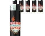 Las Vegas Lighter Set of 5 Design 01 Vacation City Lights Casino Gamblin... - $15.79