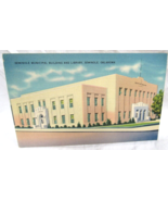 Tichnor Boston Linen Postcard Seminole Oklahoma Municipal Building and L... - $56.02 MXN