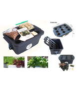 9 SITE HYDROPONIC GROW KIT 3 GAL. COMPLETE W/ NUTRIENTS - 2&quot; NET POTS - ... - $36.95
