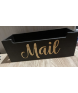 Wooden Organizer Countertop Mail Letter Holder Mail Tray 11&quot; X 4&quot; X 4&quot; NEW - $23.35