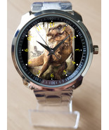 Tyrannosaurus Jurassic World T-Rex Raptor Unique Wrist Watch Sporty - £27.97 GBP