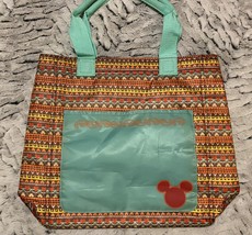 Disney Parks Shanghai lunch tote bag Turquoise multicolored - $24.30