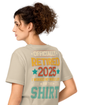 Unisex Organic Mid-Light T-Shirt - Retired Back Print Desert Dust - $49.99