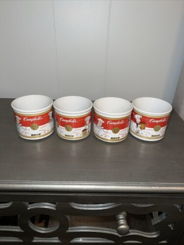 vintage campbells tomato soup mugs - $42.08