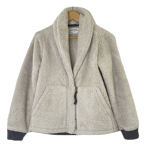 REI Cooperative Sherpa Jacket Womens size Small Zip Front Shawl Collar P... - £28.70 GBP