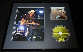 Brad Paisley Framed 16x20 5th Gear CD &amp; Concert Photo Display - £62.14 GBP