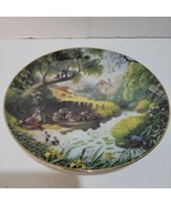 Children Fishing ROBERT HERSEY STORY OF A COUNTRY VILLAGE COLLECTOR PLATE - $13.06