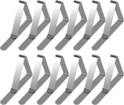 12 Pcs Picnic Tablecloth Clips for Outdoor Tables, Premium Table Cloth C... - £10.81 GBP