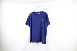 Polo Ralph Lauren Mens Size Large Short Sleeve Crewneck T-Shirt Blue Cotton - £23.40 GBP