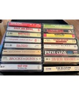 Lot Of 16 Country Music Cassettes- Untested With Cassette Case - £12.45 GBP