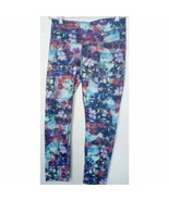 Athleta Size X-Small Colorburst Sonar Running Tights Workout Pants Colorful - $23.00 CAD