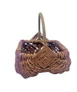Vintage Mini Basket Wicker Woven Dollhouse Furniture Country Primitive D... - $30.47 CAD