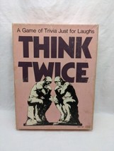 Think Twice A Game Of Trivia Just For Laughs Board Game Complete - £39.46 GBP