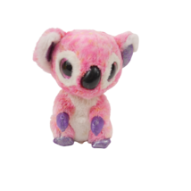 Ty Beanie Boo Pink Koala Kacey Pink Glitter Eyes  Feet 6 inch 2015 - £7.44 GBP