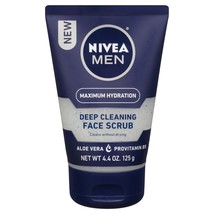 NIVEA FOR MEN Original, Deep Cleaning Face Scrub 4.4 oz (Pack of 5) - £55.94 GBP